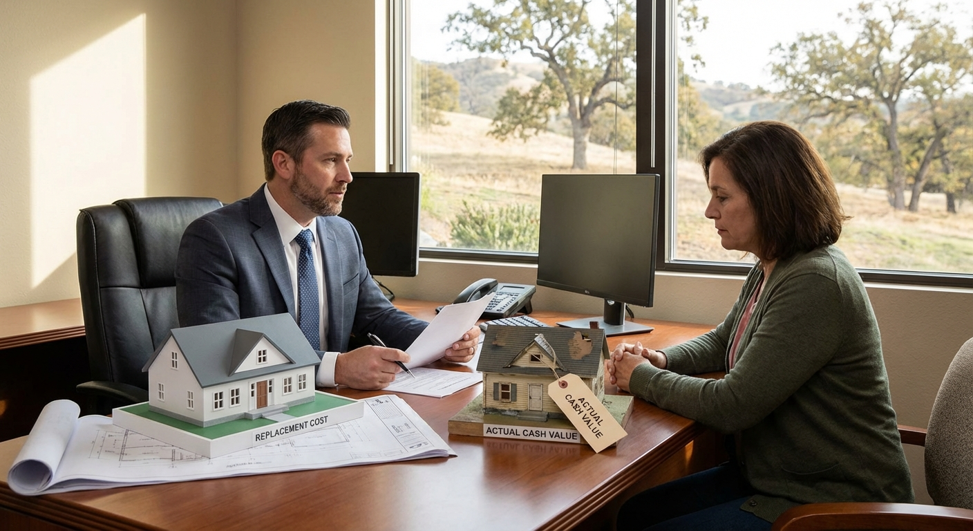 home insurance california replacement cost vs actual cash - California insurance guide